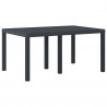 Stół Ogrodowy Antracyt 150 x 100 x 73 cm polirattan