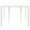 Stół Ogrodowy Biały 150 x 100 x 73 cm polirattan