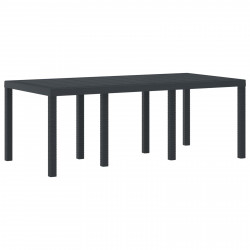 Stół Ogrodowy Antracyt 200 x 100 x 73 cm polirattan