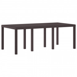 Stół Ogrodowy Brązowy 200 x 100 x 73 cm polirattan