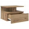 Lustro Nocne z szufladą 2 pcs Dąb rzemieślniczy 40 x 31 x 28 cm