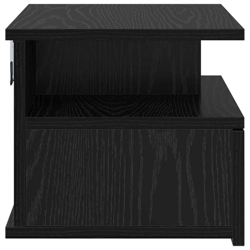 Lustro Nocne Czarny Dąb 40 x 31 x 28 cm Materiał drewnopochodny