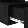 Lustro Nocne Czarny Dąb 40 x 31 x 28 cm Materiał drewnopochodny