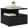 Lustro Nocne z szufladą 2 pcs Czarny Dąb 40 x 31 x 28 cm