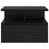 Lustro Nocne z szufladą 2 pcs Czarny Dąb 40 x 31 x 28 cm