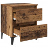 Szafka Nocna 2 pcs Stare drewno 40 x 35 x 50 cm