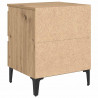 Szafka Nocna 2 pcs dąb artisan 40 x 35 x 50 cm