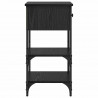 Szafka Nocna z szufladą 2 pcs Czarny Dąb 33.5 x 36 x 70 cm