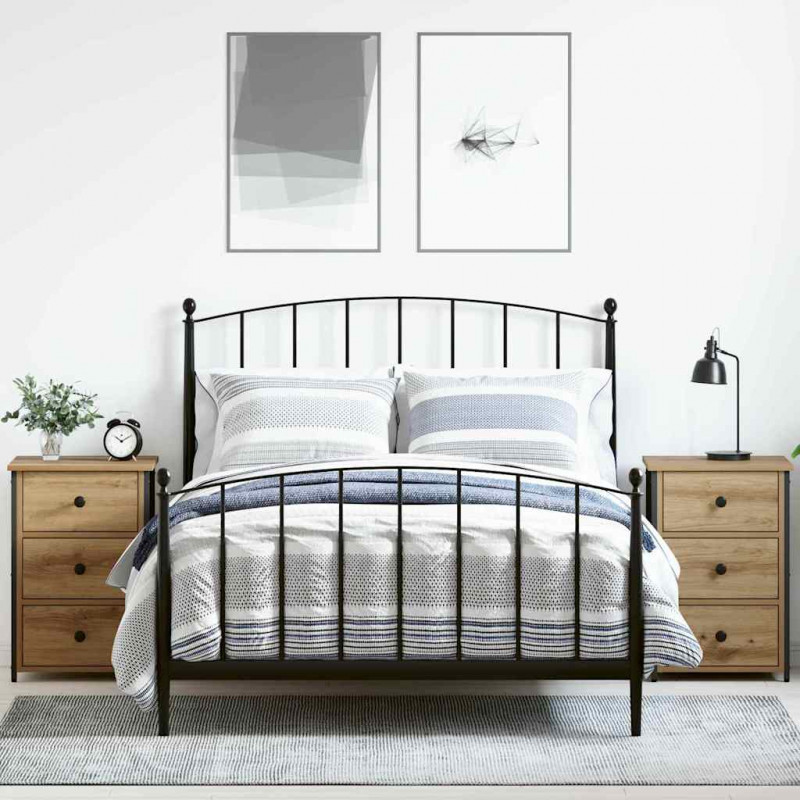 Szafka Nocna z szufladą 2 pcs Brązowy 40 x 36 x 60 cm
