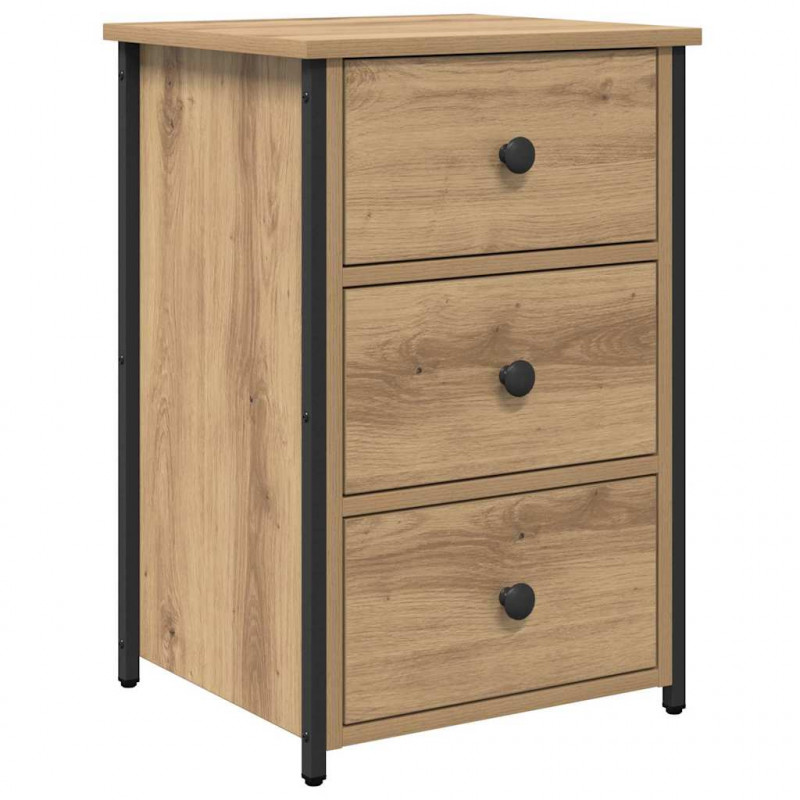 Szafka Nocna z szufladą 2 pcs Brązowy 40 x 36 x 60 cm