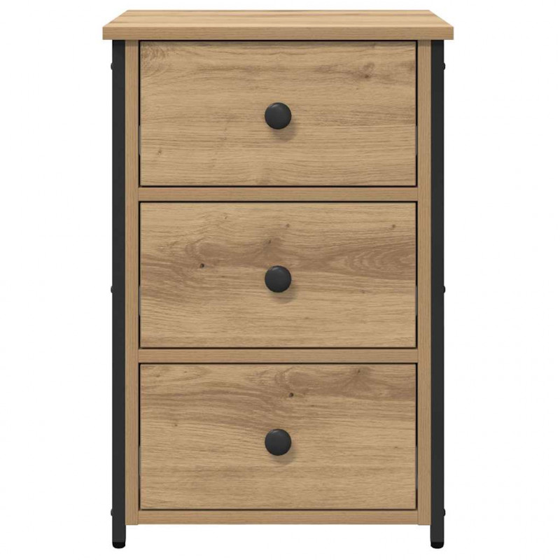 Szafka Nocna z szufladą 2 pcs Brązowy 40 x 36 x 60 cm
