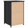 Szafka Nocna z szufladą 2 pcs Czarny Dąb 40 x 36 x 60 cm