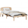 Ramka łóżka Naturalny 75 x 190 cm Lite drewno sosnowe