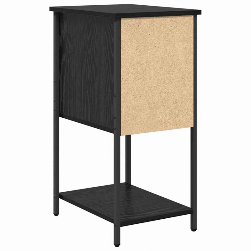 Szafka Nocna Czarny dąb 32 x 42 x 70 cm Materiał drewnopochodny
