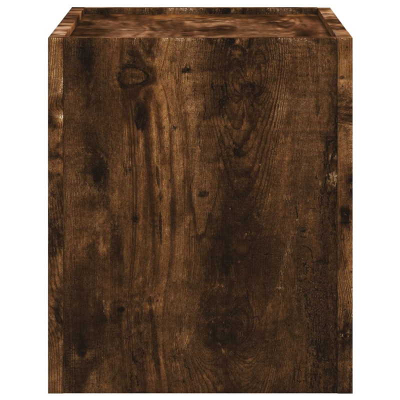 Wiszące szafki nocne, 2 szt., przydymiony dąb, 45x30x35 cm
