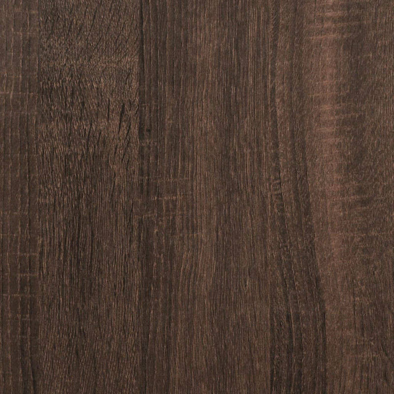 Półka ścienna, brązowy dąb, 100x35x30,5 cm