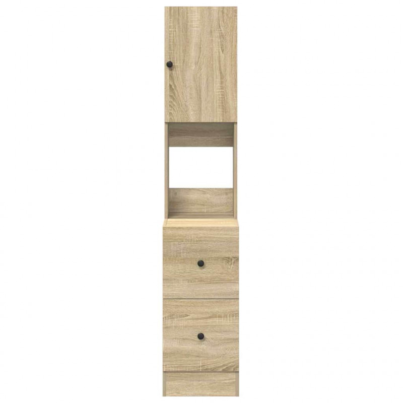 Szafka kuchenna Beżowy 35 x 50 x 180 cm Materiał drewnopochodny