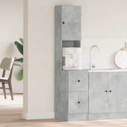 Szafka kuchenna Szary 35 x 50 x 180 cm Materiał drewnopochodny