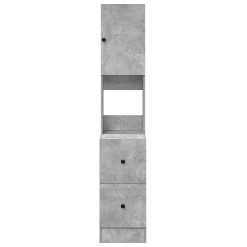 Szafka kuchenna Szary 35 x 50 x 180 cm Materiał drewnopochodny