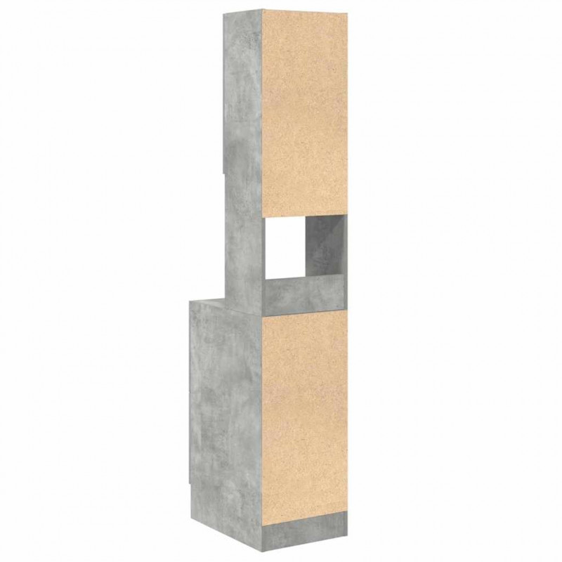 Szafka kuchenna Szary 35 x 50 x 180 cm Materiał drewnopochodny