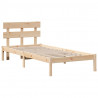 Ramka łóżka Brązowy 80 x 200 cm Lite drewno sosnowe