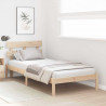 Ramka łóżka Brązowy 100 x 200 cm Lite drewno sosnowe