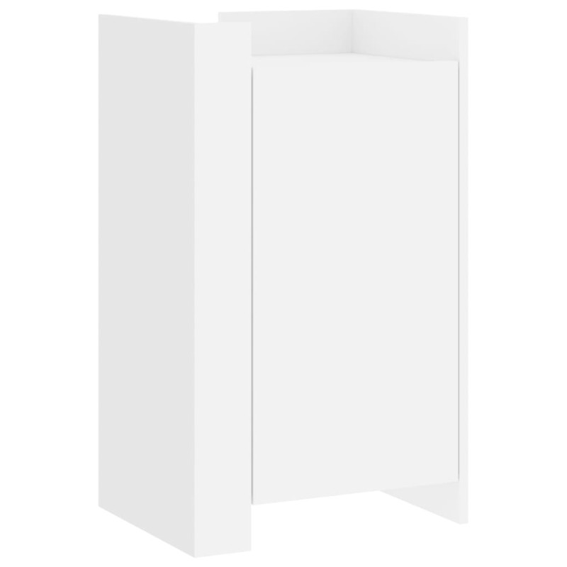 Szafka, biała, 45x35x75 cm, materiał drewnopochodny
