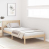 Ramka łóżka Brązowy 80 x 200 cm Lite drewno sosnowe