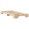 Ramka łóżka Naturalny 75 x 190 cm Lite drewno sosnowe