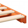 Stelaż łóżkowy Woskowy brąz 180 x 200 cm Lite drewno sosnowe
