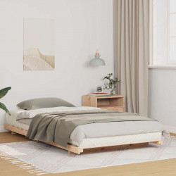Stelaż łóżkowy Brązowy 80 x 210 cm Lite drewno sosnowe