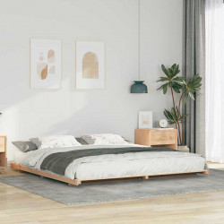 Stelaż łóżkowy Brązowy 180 x 210 cm Lite drewno sosnowe