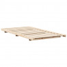 Stelaż łóżkowy Brązowy 80 x 220 cm Lite drewno sosnowe