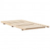 Stelaż łóżkowy Brązowy 80 x 220 cm Lite drewno sosnowe