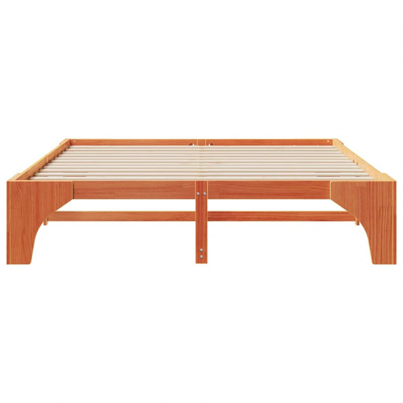 Ramka łóżka Brązowy 180 x 200 cm Lite drewno sosnowe