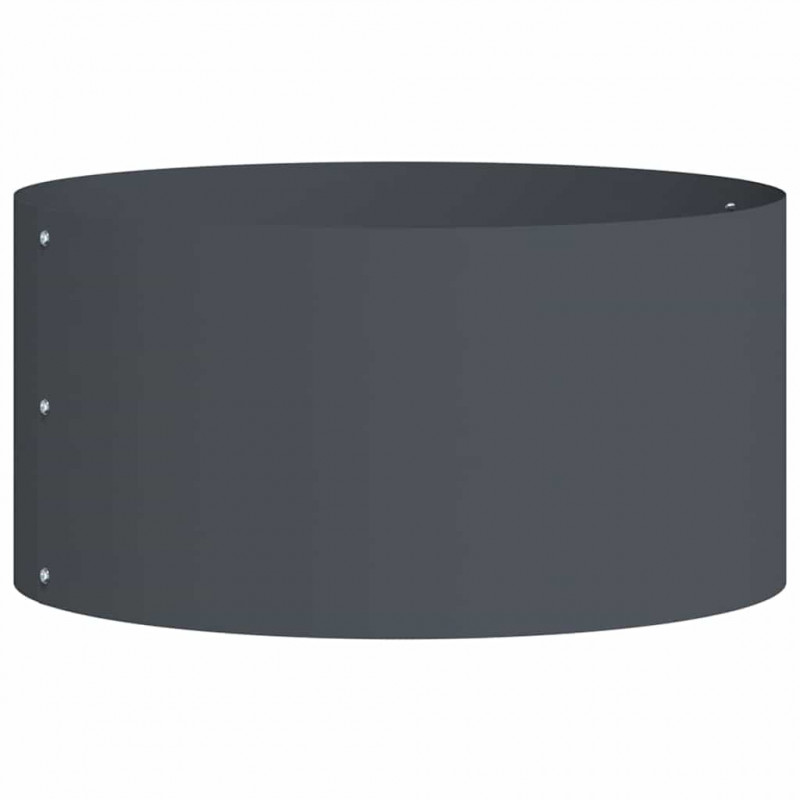 Pierścień doniczki Antracyt 40 x 40 x 20 cm Stal zimnogięta