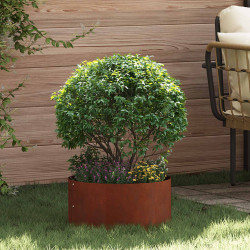 Pierścień doniczki 5 pcs Brązowy 40 x 40 x 20 cm