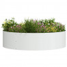 Pierścień doniczki 5 pcs Biały 80 x 80 x 20 cm Stal zimnogięta