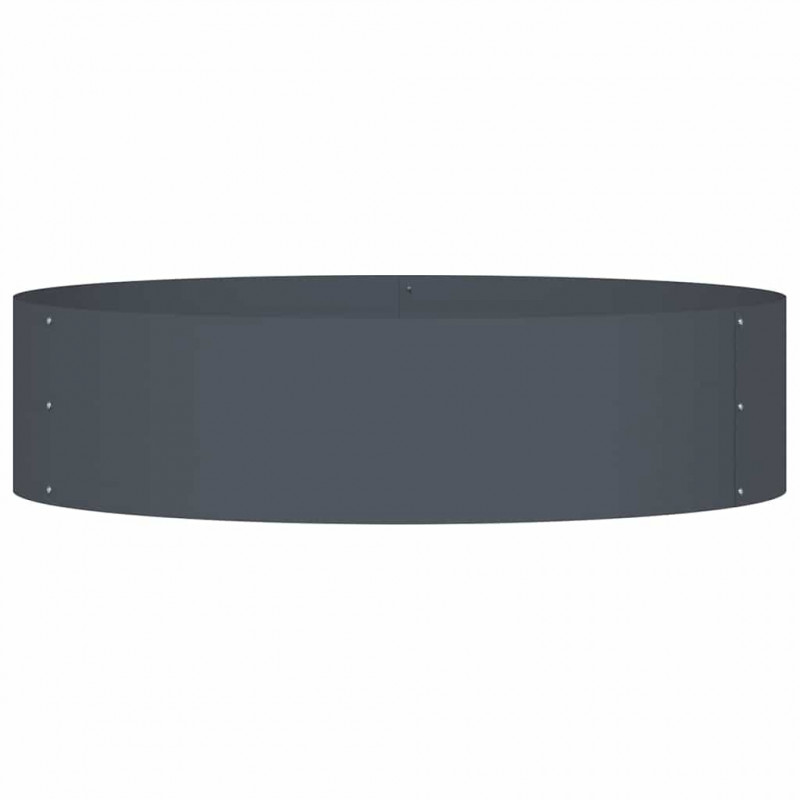 Pierścień doniczki Antracyt 80 x 80 x 20 cm Stal zimnogięta
