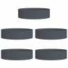 Pierścień doniczki 5 pcs Antracyt 80 x 80 x 20 cm