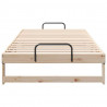 Ramka łóżka Brązowy 100 x 210 cm Lite drewno sosnowe