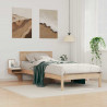 Ramka łóżka Brązowy 90 x 200 cm Lite drewno sosnowe