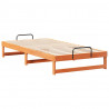 Ramka łóżka Brązowy 100 x 210 cm Lite drewno sosnowe