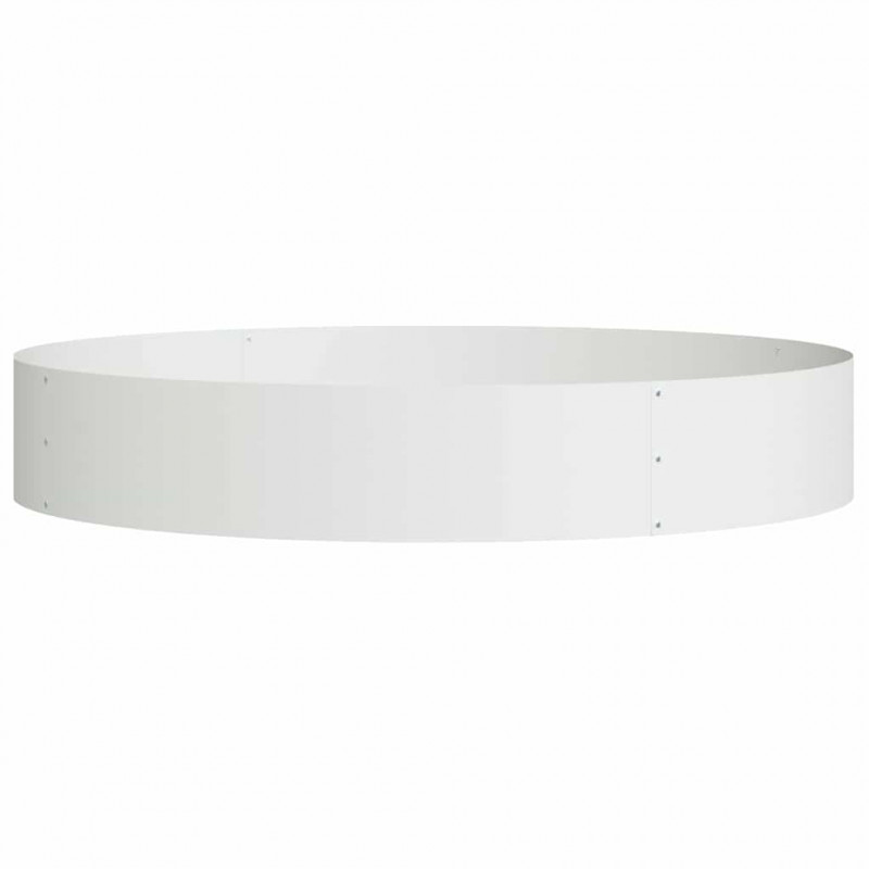 Pierścień doniczki 5 pcs Biały 120 x 120 x 20 cm