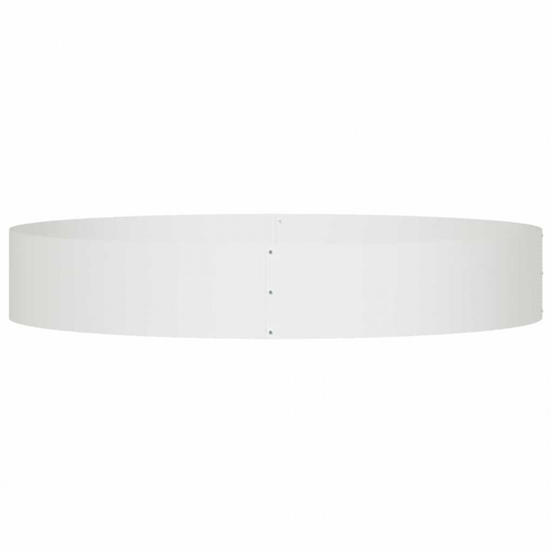Pierścień doniczki 5 pcs Biały 120 x 120 x 20 cm