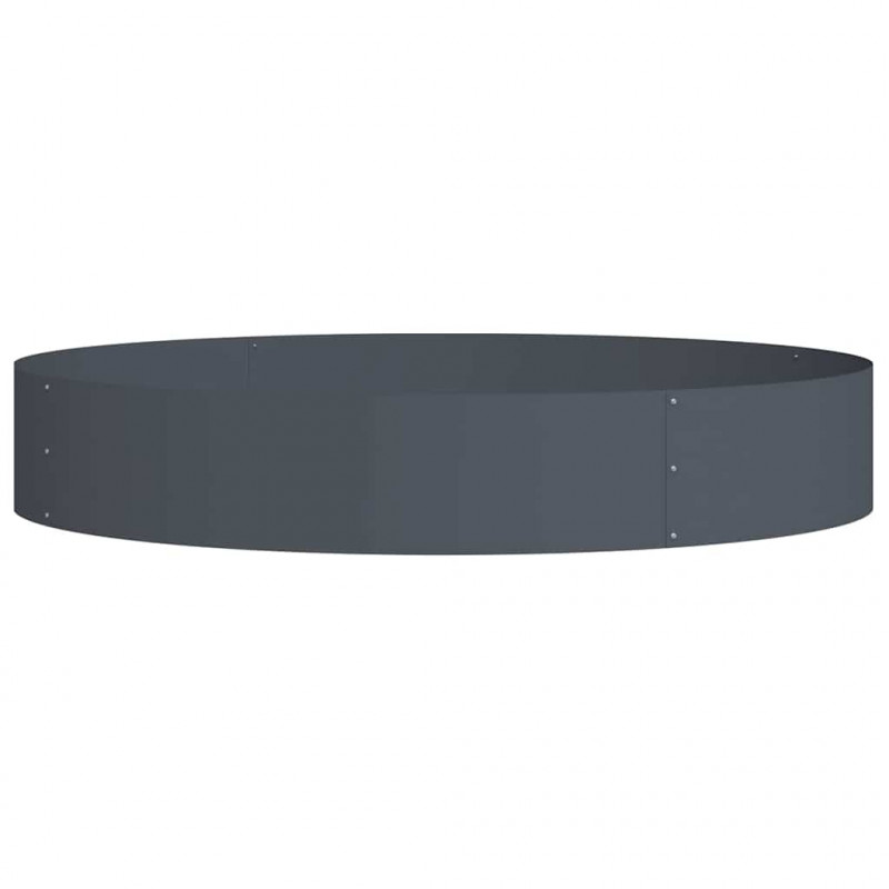 Pierścień doniczki Antracyt 120 x 120 x 20 cm Stal zimnogięta