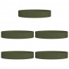 Pierścień doniczki 5 pcs Zielony oliwkowy 120 x 120 x 20 cm