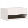 Stolik nocny 2 pcs Biały 50 x 32,5 x 24 cm Lite drewno sosnowe