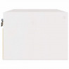 Stolik nocny 2 pcs Biały 50 x 32,5 x 24 cm Lite drewno sosnowe