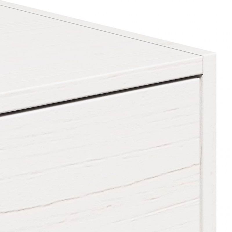Stolik nocny 2 pcs Biały 50 x 32,5 x 24 cm Lite drewno sosnowe